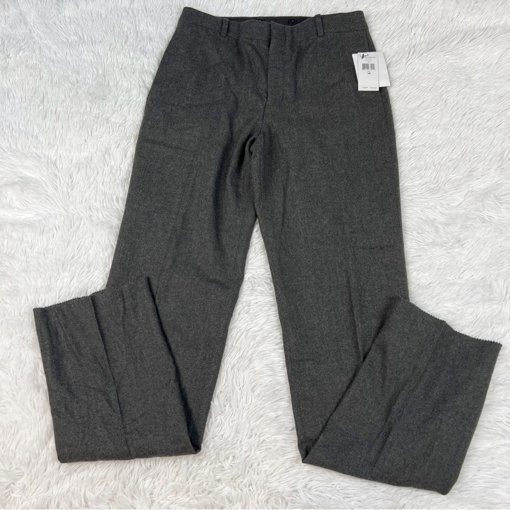 Polos Ralph Lauren 100% wool herringbone dress pants in grey Made in‎ Italy